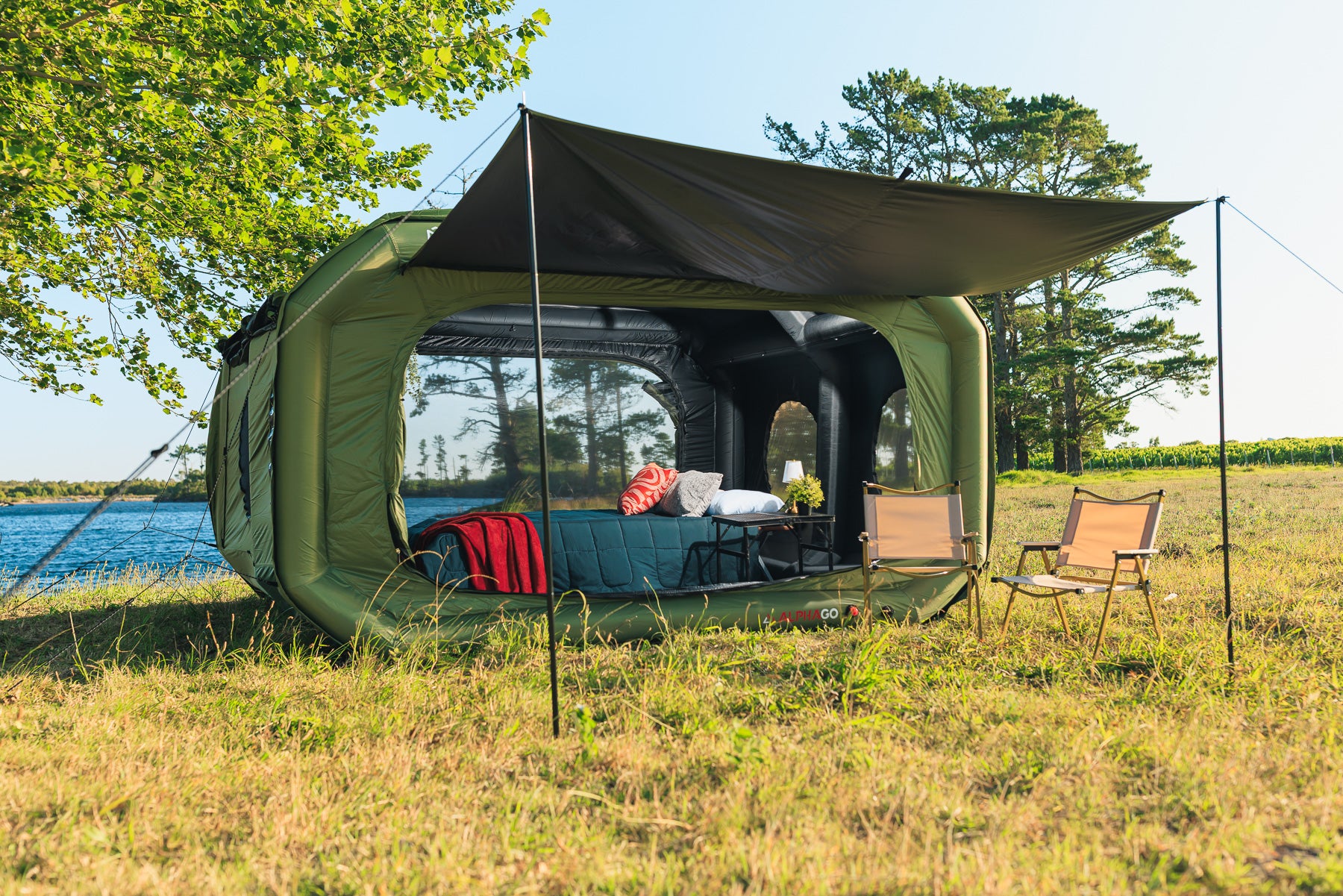 The Cube Self Inflating Tent