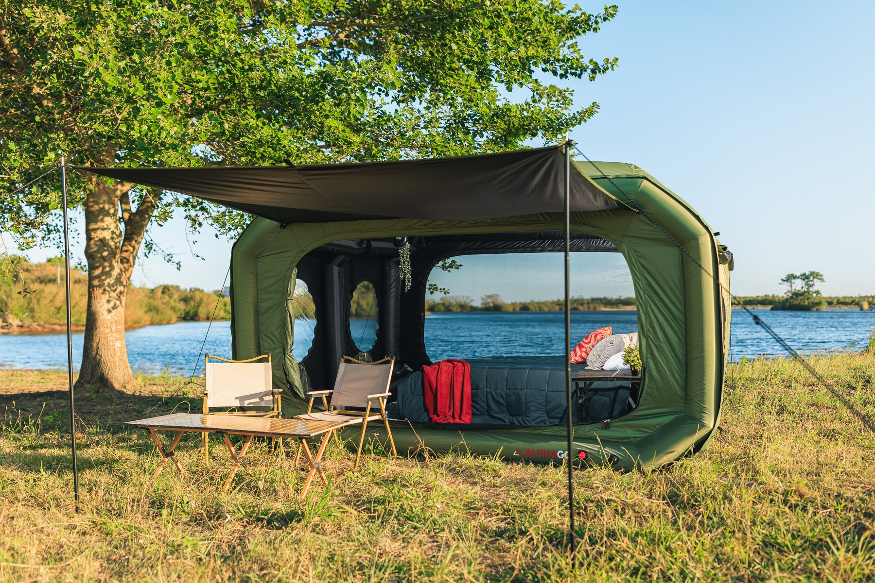 The Cube Self Inflating Tent