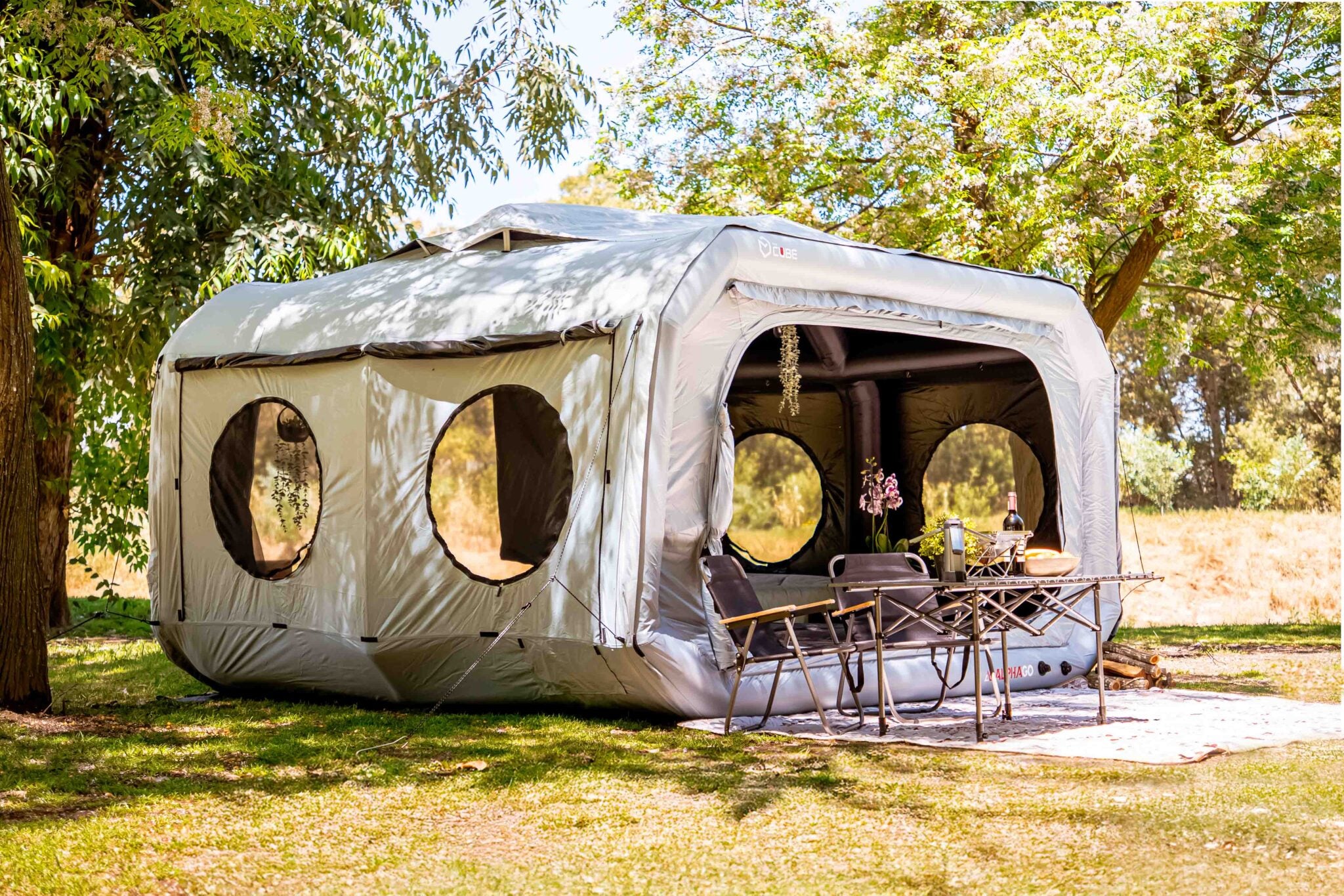 The Cube Self Inflating Tent