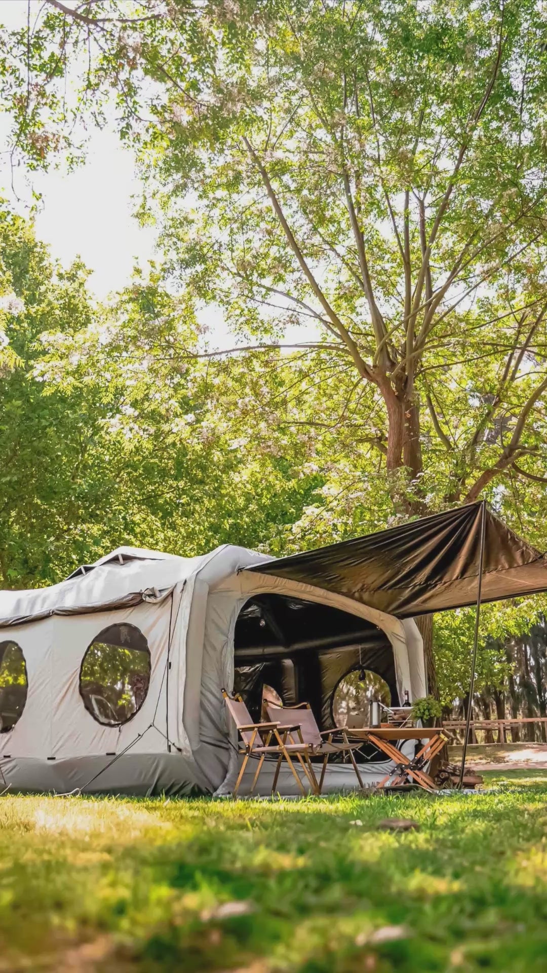 The Cube Self Inflating Tent